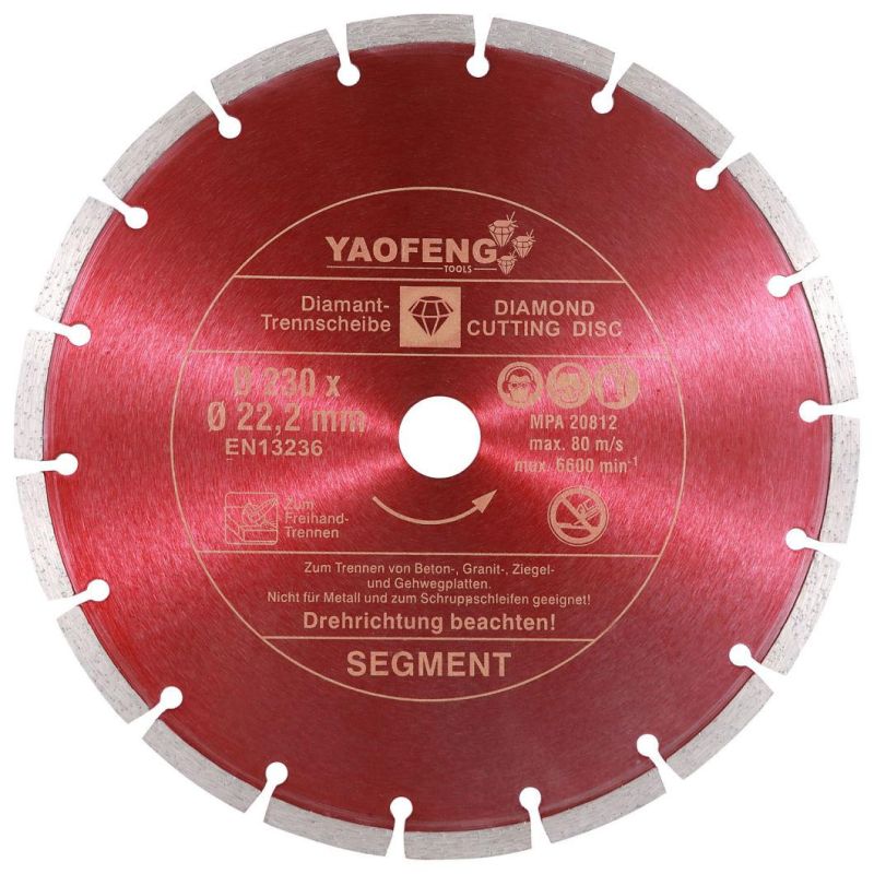 5 Inch 125 mm Diamond Saw Blades for Cutting Granite Marble