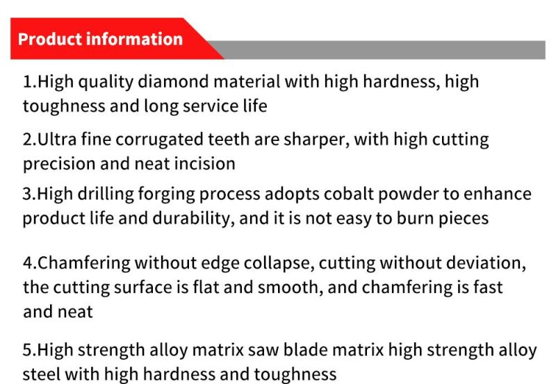 115mm 125mm Hot Press Sintered Super Thin Turbo Porcelain Cutting Diamond Saw Blade