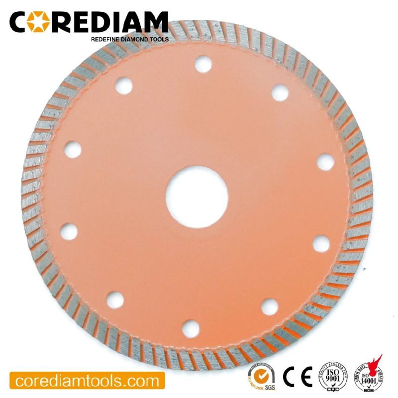 115mm Sintered Stone Saw Blade with Turbo Segments-High Quality