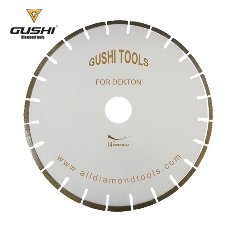 Fish Hook Slot Dekton Bridge Saw Blade Wet Cutting