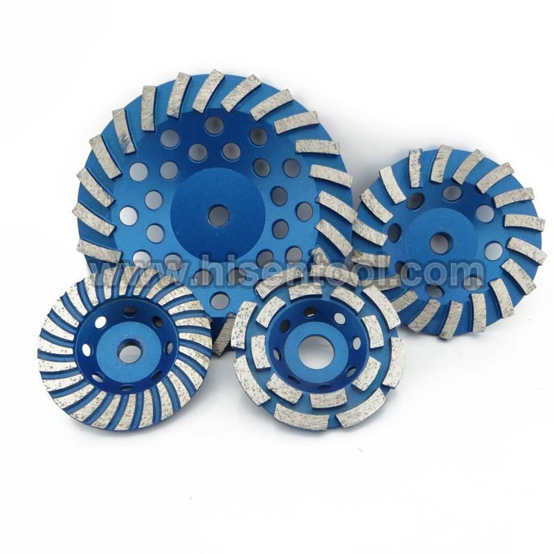 Spriral Pattern Diamond Cup Wheel for Stone & Concrete