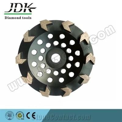 Arrow Segment Cup Wheel for Concrete Grinding