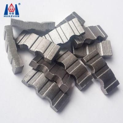 High Efficiency Diamond Drilling Tool Straight Groove Shaped Diamond Core Drill Bit Segment