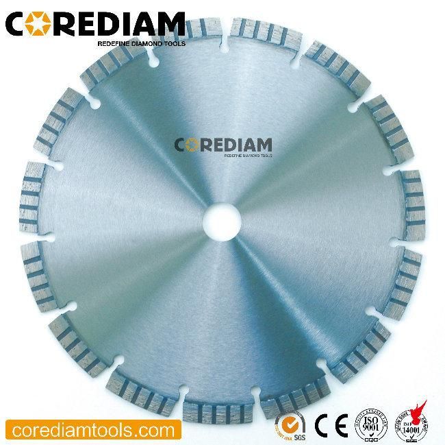 Lasered Diamond Turbo Segmented Saw Blade