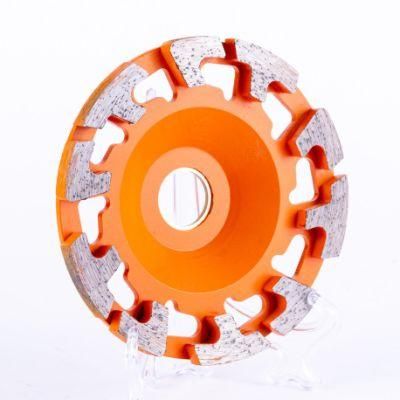 Turbo Row Diamond Cup Grinding Wheel for Concrete and Masonry