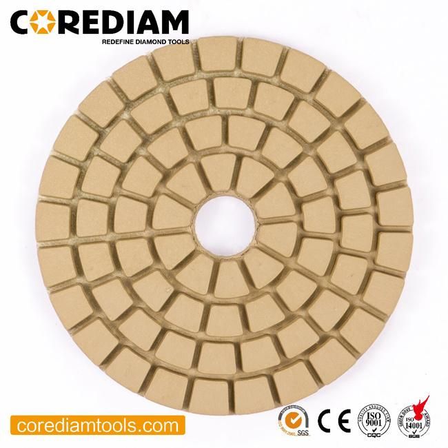 100mm Flexible Diamond Wet Polishing Pads for Marble & Granite