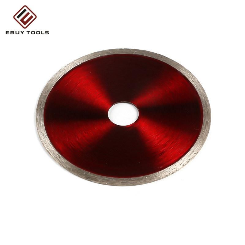 125mm X 5mm Cold Pressed Continuous Diamond Saw Blade Cutting Marbke and Granite