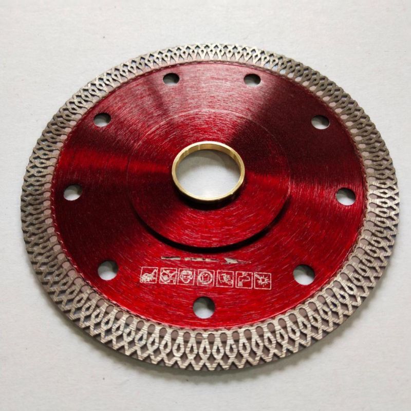 115mm Mesh Thin Turbo Diamond Cutting Saw Blade for Porcelain Tile Cutting Disc