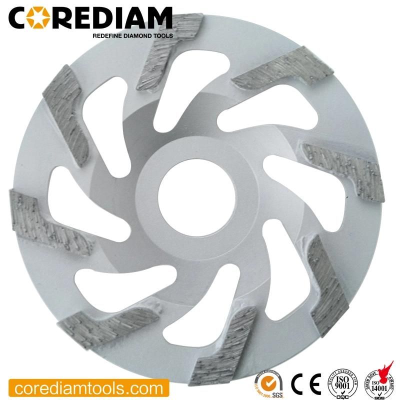 Diamond L Segment Cup Wheel for Concrete and Masonry Materials in All Size/Diamond Grinding Cup Wheel/Diamond Tool