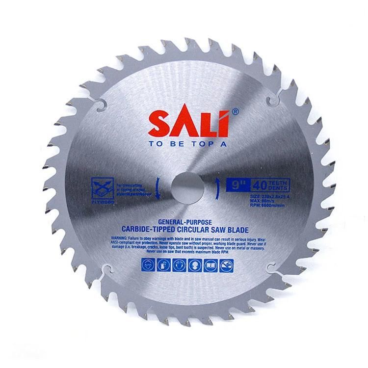 Sali Wood Aluminum Cutting Circular Saw Blade Tct Saw Blade