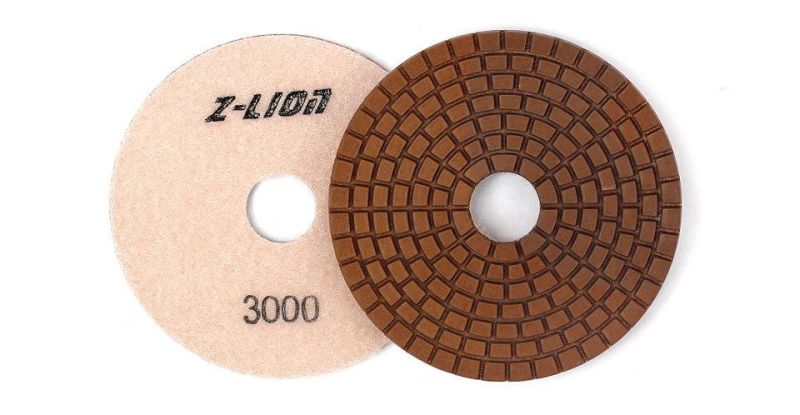 Diamond Rubber Wet Flexible Polishing Disc for Granite Marble Artificial Stone