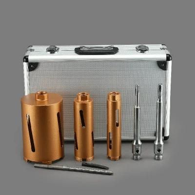 China Factory Standard 3pieces Dry Core Drill Bit Set