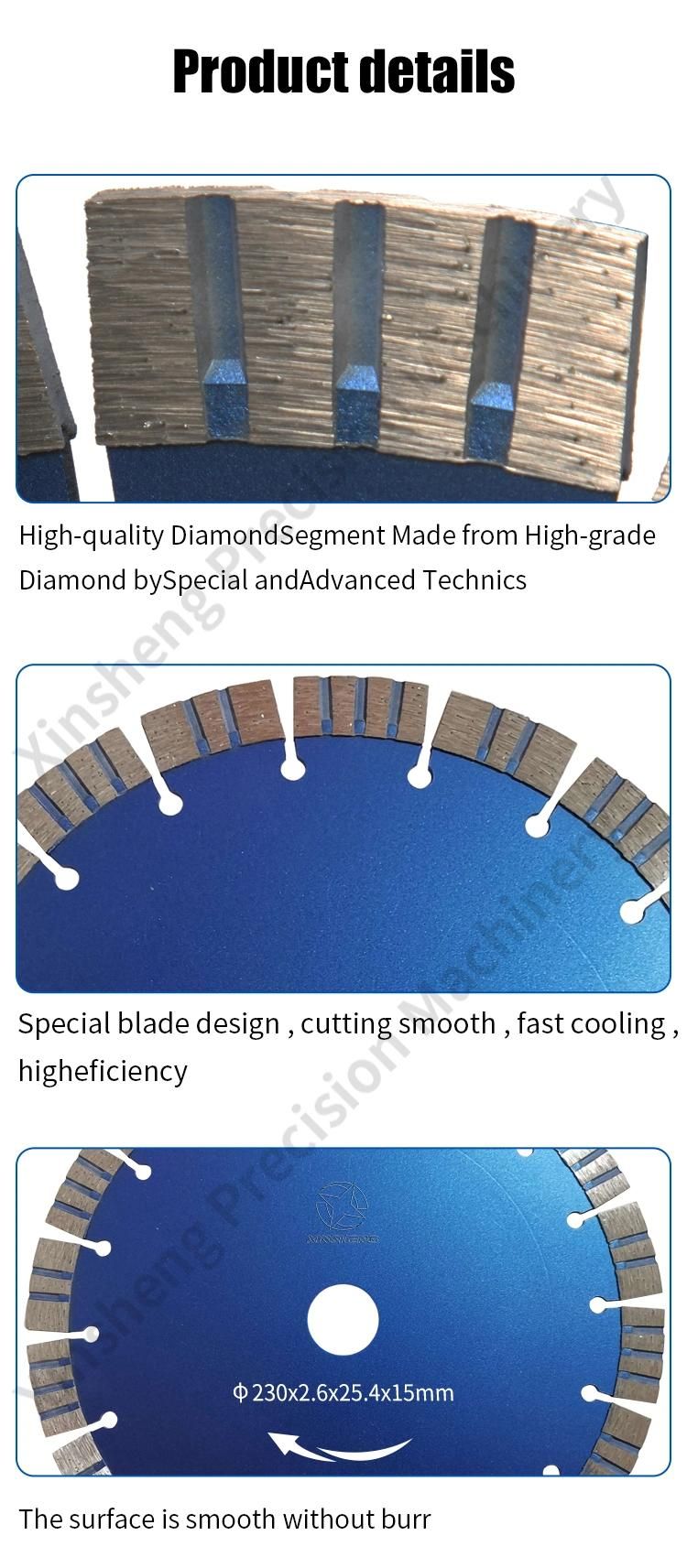 Construction China Honest Cold Press Diamond Saw Blade for Cut Concrete