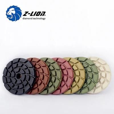 3&quot; Diamond Copper Filling Polishing Pad for Concrete Terrazzo Floor