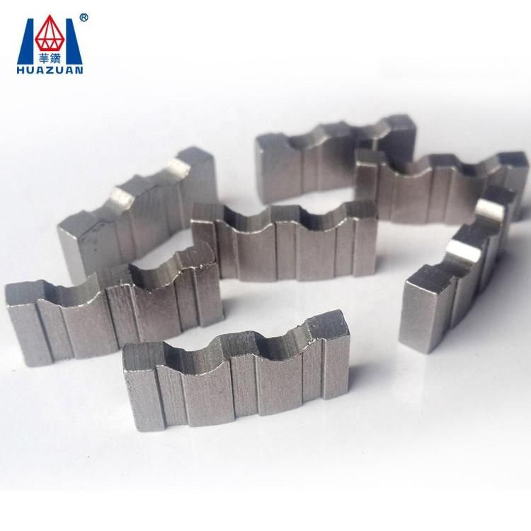 High Efficiency Diamond Drilling Tool Straight Groove Shaped Diamond Core Drill Bit Segment