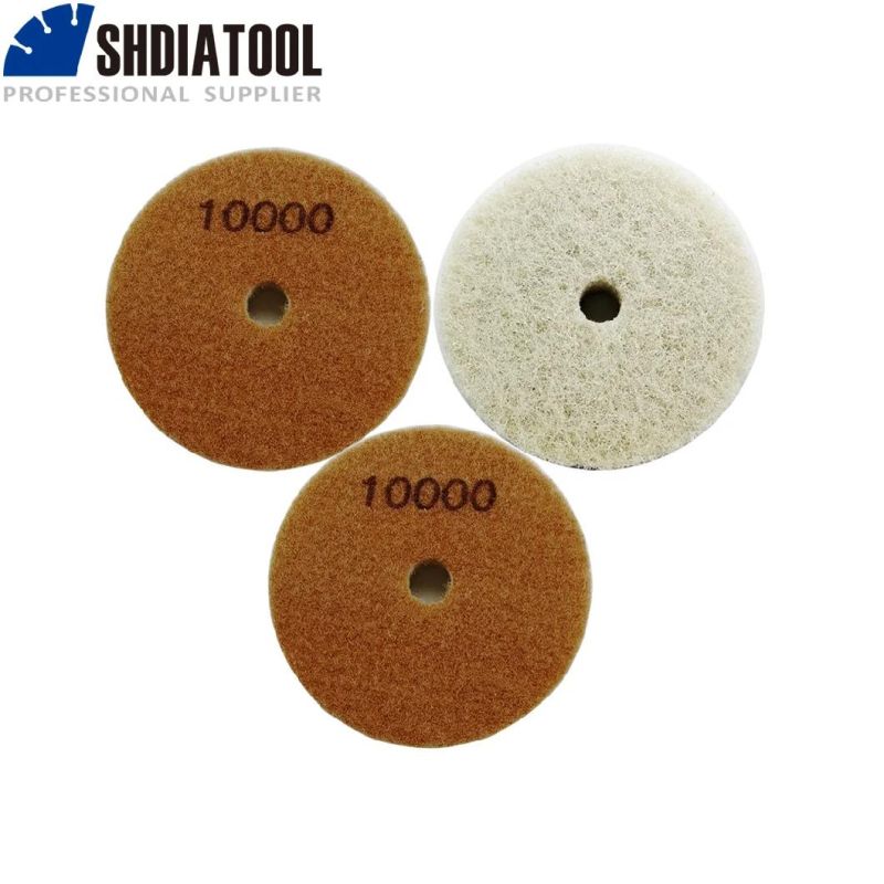 4"-100mm Thickened Sponge Diamond Polishing Pads Foam Polishing Pads