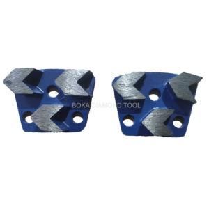 3-Segmented Metal Diamond Grinding Plates for Concrete Diamond Tools