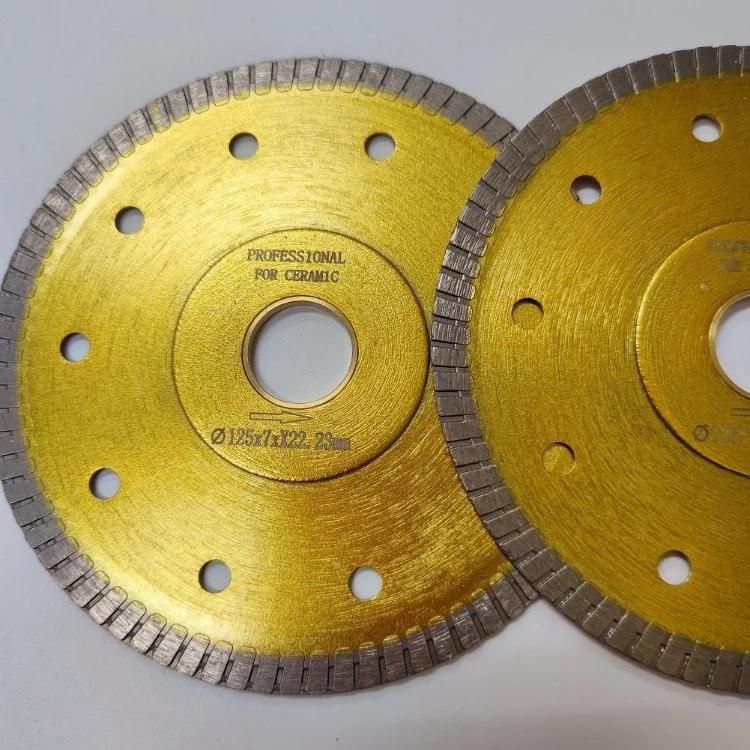 5inch Tile Cutting Disc Diamond Saw Blades with Turbo Segments