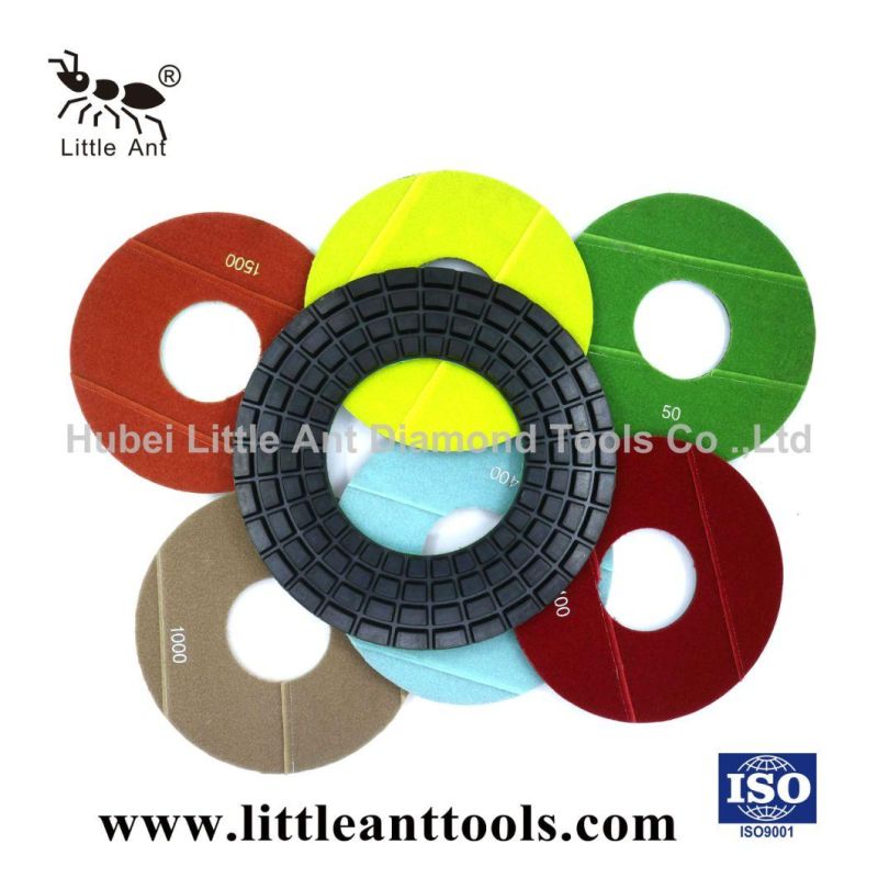 12"/300mm Big Size Black Wet Polishing Pads for Stones Abrasive