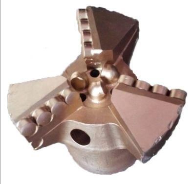 China Manufacturer 3 Wings PDC Bits Alloy Steel Body PDC Diamond Bits Hard Rock Bits, High Efficiency Drilling Syn6