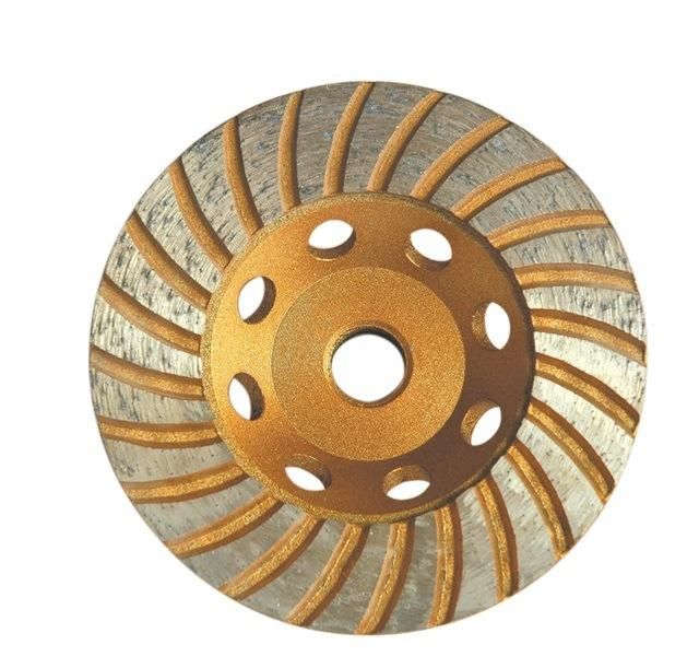 Diamond Grinding Wheel, Turbo Grinding Wheel with Thread 7"