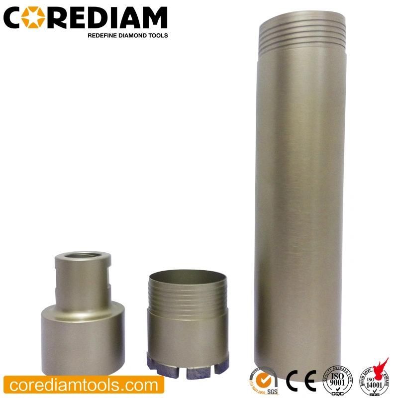 Wet Using Three-Piece Diamond Core Drill