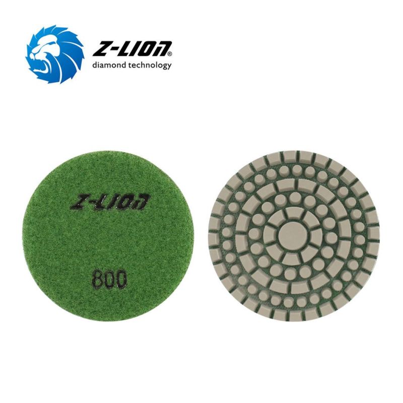 Resin Dry Diamond Tools Angle Grinder Floor Polishing Pads for Stone Concrete Grinding