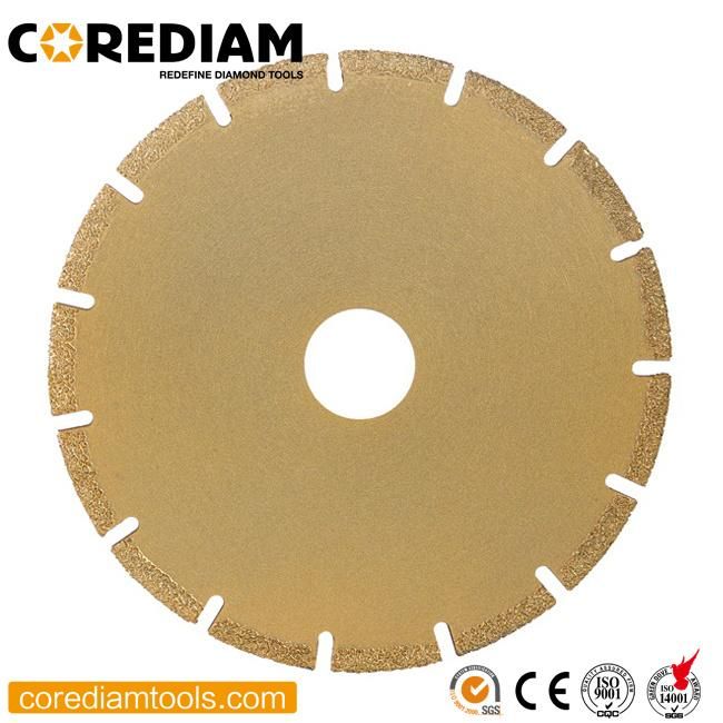 Vacuum Brazed Segmented Saw Blade for Granite and Marble Materials/Diamond Tool/Cuttinig Disc