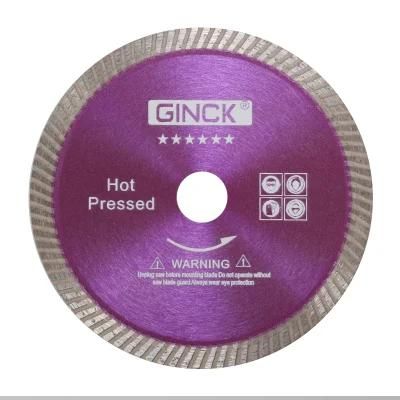 4.5inch 115mm Hot Pressed Sintered Turbo Diamond Saw Blade for Cutting Marble. Granite etc.