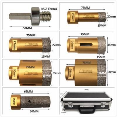 Masonry Drilling Tools Golden Color Core Bit