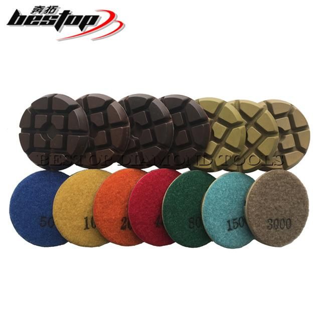 Dry Floor Polishing Pads for HTC Concrete Polishing