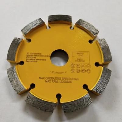 125mm Diamond Laser Welded Tuck Point Cutting Disc for Concrete Mortar Removal