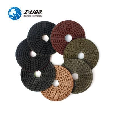 Diamond Rubber Wet Flexible Polishing Disc for Granite Marble Artificial Stone