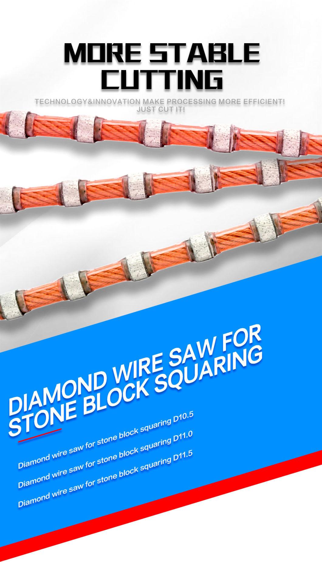 Superior Toughness Diamond Wire Saw for Stone for Granite Slab Cutting