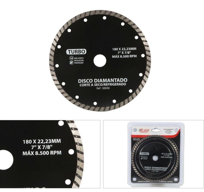 Granite Cutting Deep Wave Turbo Diamond Saw Blade