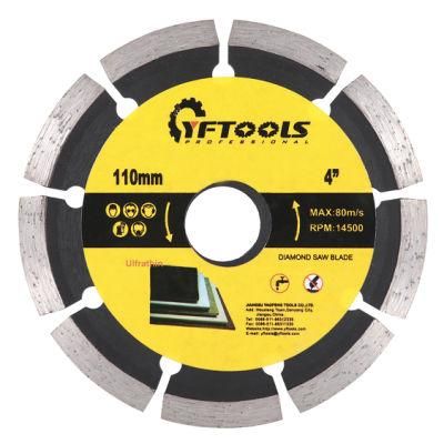 Segmented Circular Diamond Saw Blade for Cutting Marble, Stone, Concrete, Granite Material