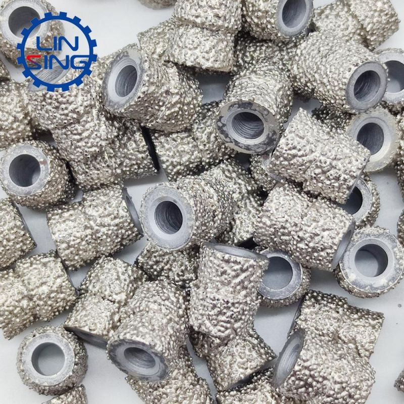 Dia: 10.5mm Vacuum Brazed Wire Saw Diamond Beads for Marble Mining