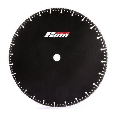 Multi Purpose Diamond Vacuum Blade with Continuous Rim Type for Cutting Railway