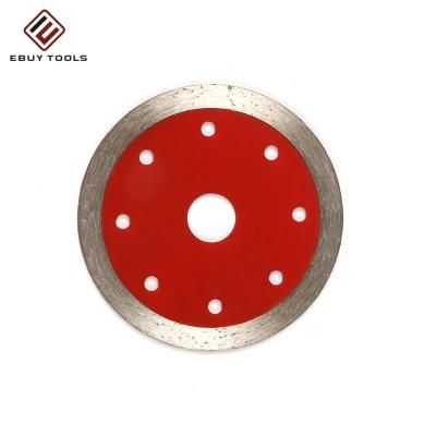 110mm Hot Pressed Continuous Rim Diamond Saw Blade Marble Cutting Blade