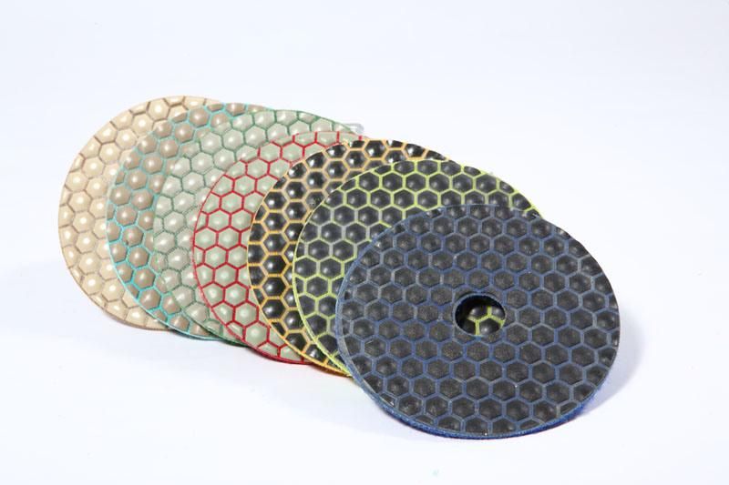 Soft Dry Polishing Pad-Diamond Dry Grinding Pad for Stone Surface