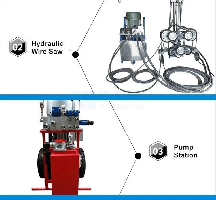 Quarry Block Diamond Saw Stone Cutting Machine