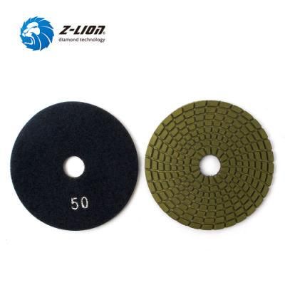 4in Resin Diamond Grinding Tool Stone Polishing Pads