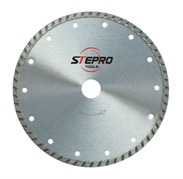 Diamond Cutting Blade, Hot Pressed Turbo Discs 4.5"