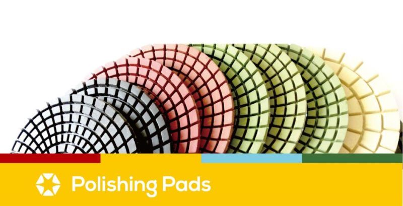 4′′/100mm Diamond Wet Polishing Pads