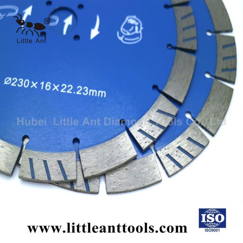 Hot Sales 9"/230mm Cutting Blades (Blue) for Marble and Granite