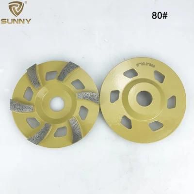 Grit 80# Diamond Grinding Wheel for Floor Concrete Grinding