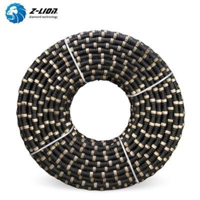 11.5mm Rubber+Spring Diamond Cutting Rope Saw Wire for Wall/Concrete/Stone/Granite/Marble