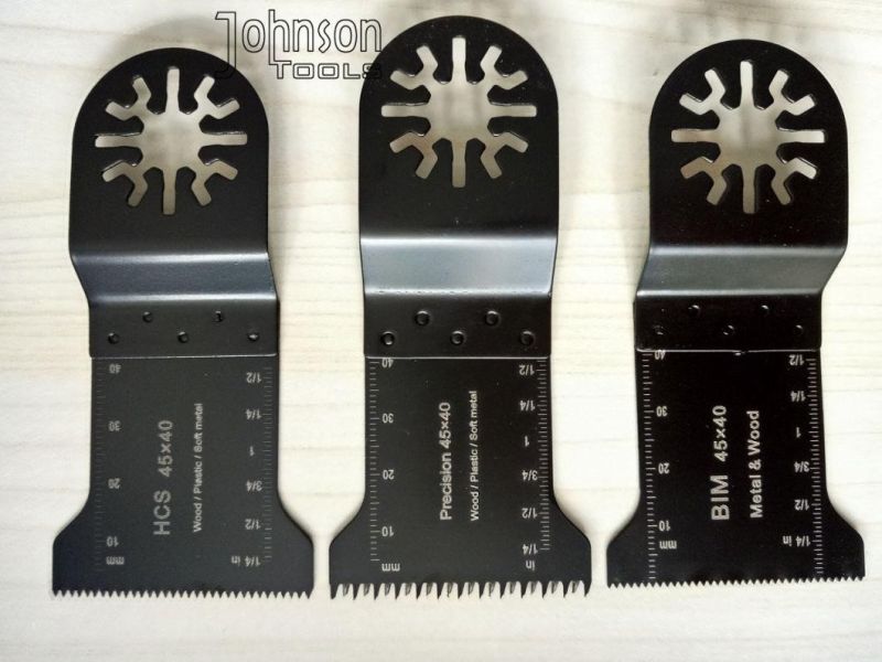 45mm Hcs Cutting Wood and Plastic Oscillating Multitool Saw Blades for Fein