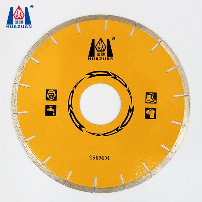 250mm Normal Diamond Cutting Disc Circular Saw Blade for Marble