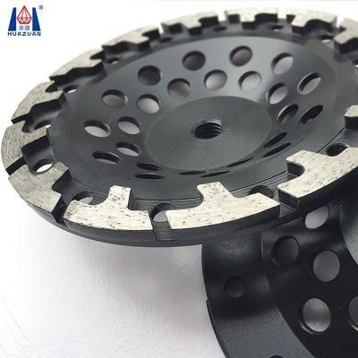 China Manufacture Diamond 180mm T-Shaped Grinding Cup Wheel for Concrete Floor